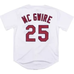 Jerseys Mitchell & Ness -Authentic Jersey St. Louis Cardinals 1998 Mark Mcgwire