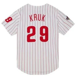 Jerseys Mitchell & Ness -Authentic John Kruk Philadelphia Phillies Home World Series 1993 Jersey
