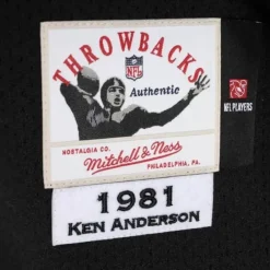 Jerseys Mitchell & Ness -Authentic Ken Anderson Cincinnati Bengals 1981 Jersey