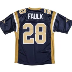 Jerseys Mitchell & Ness -Authentic Marshall Faulk St. Louis Rams Jersey