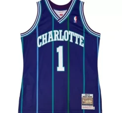 Jerseys Mitchell & Ness -Authentic Muggsy Bogues Charlotte Hornets Alternate 1994-95 Jersey