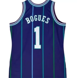 Jerseys Mitchell & Ness -Authentic Muggsy Bogues Charlotte Hornets Alternate 1994-95 Jersey