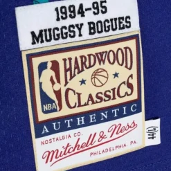 Jerseys Mitchell & Ness -Authentic Muggsy Bogues Charlotte Hornets Alternate 1994-95 Jersey