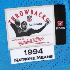 Jerseys Mitchell & Ness -Authentic Natrone Means San Diego Chargers 1994 Jersey