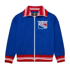 Apparel Mitchell & Ness Jackets & Outerwear-Authentic New York Rangers 1977 Warm Up Jacket
