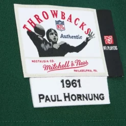 Jerseys Mitchell & Ness -Authentic Paul Hornung Green Bay Packers 1961 Jersey