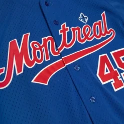 Jerseys Mitchell & Ness -Authentic Pedro Martinez Montreal Expos 1997 Bp Button Front Jersey
