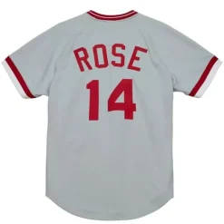 Jerseys Mitchell & Ness -Authentic Pete Rose Cincinnati Reds Road 1975 Jersey