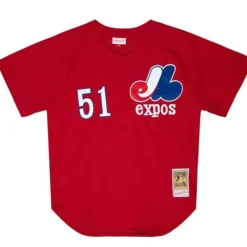 Jerseys Mitchell & Ness -Authentic Randy Johnson Montreal Expos 1989 Pullover Jersey