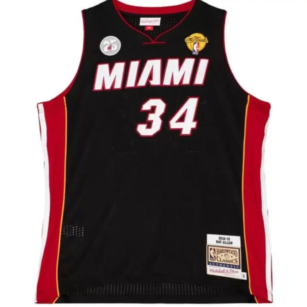 Jerseys Mitchell & Ness -Authentic Ray Allen Miami Heat Road Finals 2012-13 Jersey