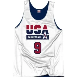 Jerseys Mitchell & Ness -Authentic Reversible Practice Jersey Team Usa 1992 Michael Jordan