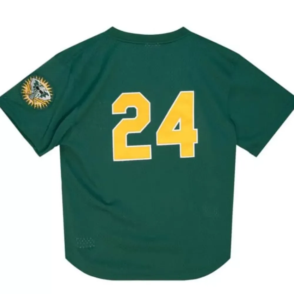 Jerseys Mitchell & Ness -Authentic Rickey Henderson Oakland Athletics 1998 Pullover Jersey