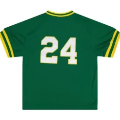 Jerseys Mitchell & Ness -Authentic Rickey Henderson Oakland Athletics 1991 Pullover Jersey