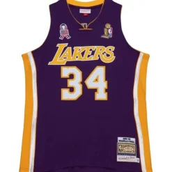 Jerseys Mitchell & Ness -Authentic Shaquille O'Neal Los Angeles Lakers 2001-02 Jersey