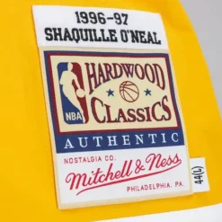 Jerseys Mitchell & Ness -Authentic Shaquille O'Neal Los Angeles Lakers 1996-97 Shooting Shirt