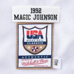 Jerseys Mitchell & Ness -Authentic Shooting Shirt Team Usa 1992 Magic Johnson