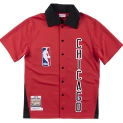 Apparel Mitchell & Ness T-Shirts & Tops-Authentic Shooting Shirt Chicago Bulls 1984-85 Michael Jordan