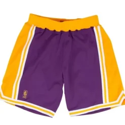 Shorts Mitchell & Ness -Authentic Shorts Los Angeles Lakers Road 1996-97