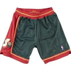 Shorts Mitchell & Ness -Authentic Shorts Seattle Supersonics Road 1995-96