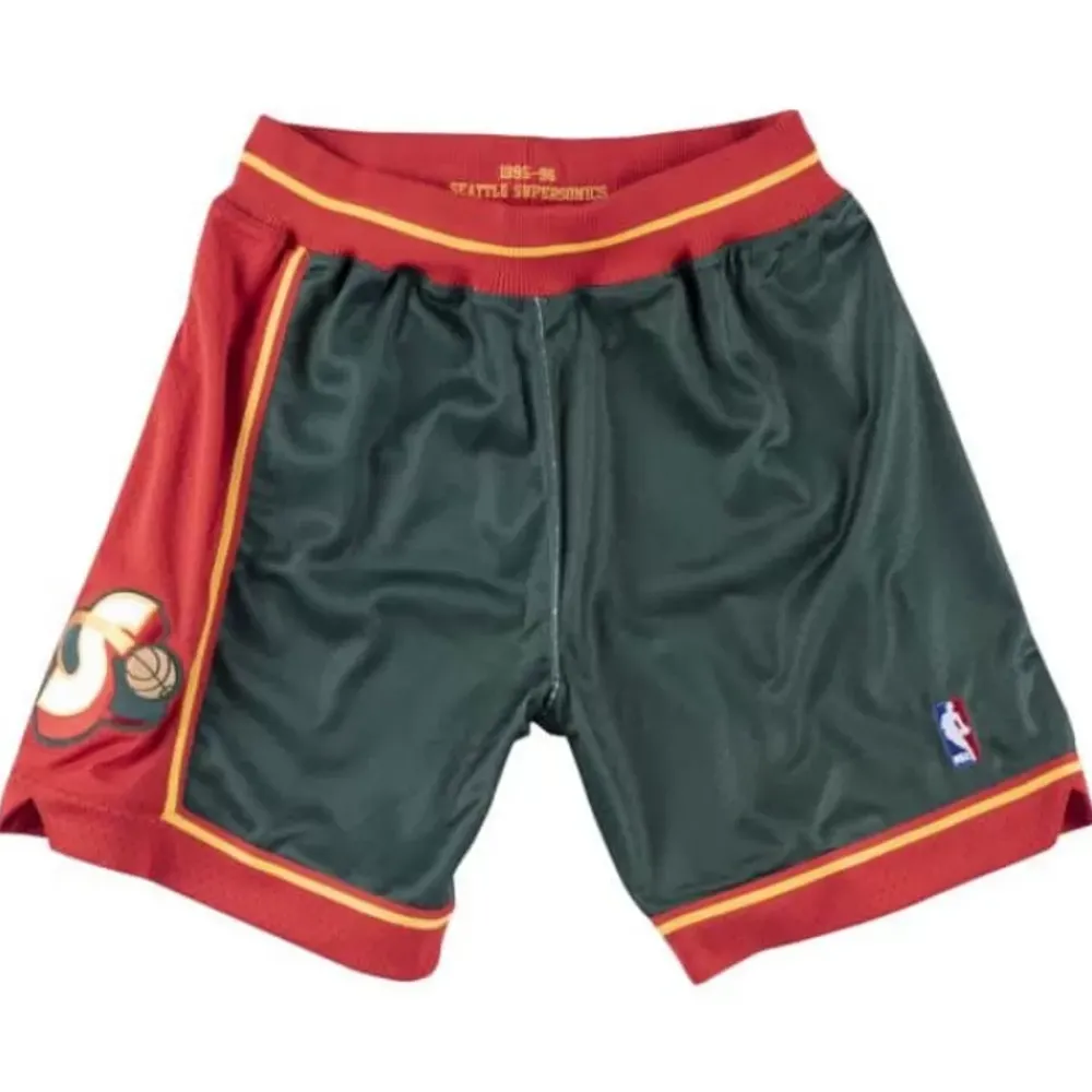 Shorts Mitchell & Ness -Authentic Shorts Seattle Supersonics Road 1995-96
