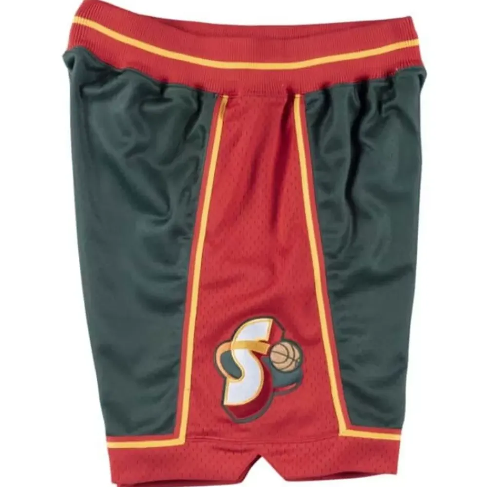 Shorts Mitchell & Ness -Authentic Shorts Seattle Supersonics Road 1995-96