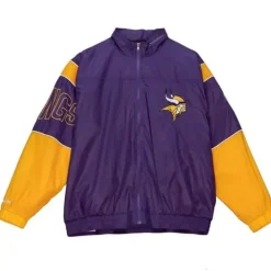 Apparel Mitchell & Ness Jackets & Outerwear-Authentic Sideline Jacket Minnesota Vikings