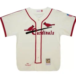 Jerseys Mitchell & Ness -Authentic Stan Musial St. Louis Cardinals Home 1944 Jersey