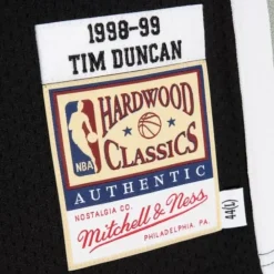 Jerseys Mitchell & Ness -Authentic Tim Duncan San Antonio Spurs 1998-99 Jersey