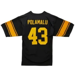 Jerseys Mitchell & Ness -Authentic Troy Polamalu Pittsburgh Steelers Alternate 2008 Jersey