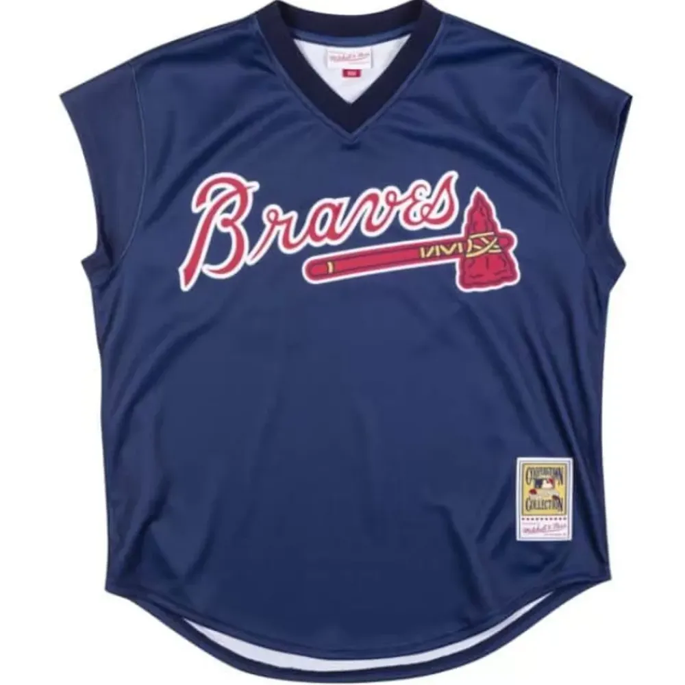 Jerseys Mitchell & Ness -Authentic Turn Ahead The Clock Jersey Atlanta Braves 1999 Chipper Jones
