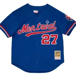 Jerseys Mitchell & Ness -Authentic Vladimir Guerrero Montreal Expos 1997 Bp Button Front Jersey