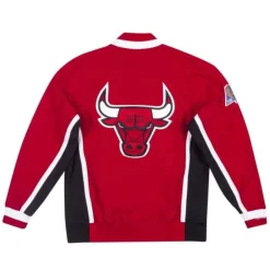 Apparel Mitchell & Ness Jackets & Outerwear-Authentic Warm Up Jacket Chicago Bulls 1996-97