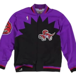 Apparel Mitchell & Ness Jackets & Outerwear-Authentic Warm Up Jacket Toronto Raptors 1995-96
