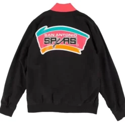 Apparel Mitchell & Ness Jackets & Outerwear-Authentic Warm Up Jacket San Antonio Spurs 1994-95
