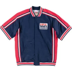 Apparel Mitchell & Ness Jackets & Outerwear-Authentic Warm Up Jacket Team Usa 1992 Scottie Pippen