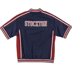 Apparel Mitchell & Ness Jackets & Outerwear-Authentic Warm Up Jacket Team Usa 1992 John Stockton