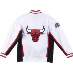 Apparel Mitchell & Ness Jackets & Outerwear-Authentic Warm Up Jacket Chicago Bulls 1996-97