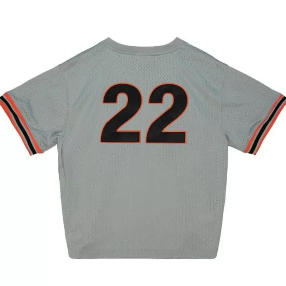 Jerseys Mitchell & Ness -Authentic Will Clark San Francisco Giants 1989 Pullover Jersey