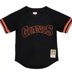 Jerseys Mitchell & Ness -Authentic Will Clark San Francisco Giants 1993 Button Front Jersey