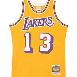 Jerseys Mitchell & Ness -Authentic Wilt Chamberlain Los Angeles Lakers 1971-72 Jersey