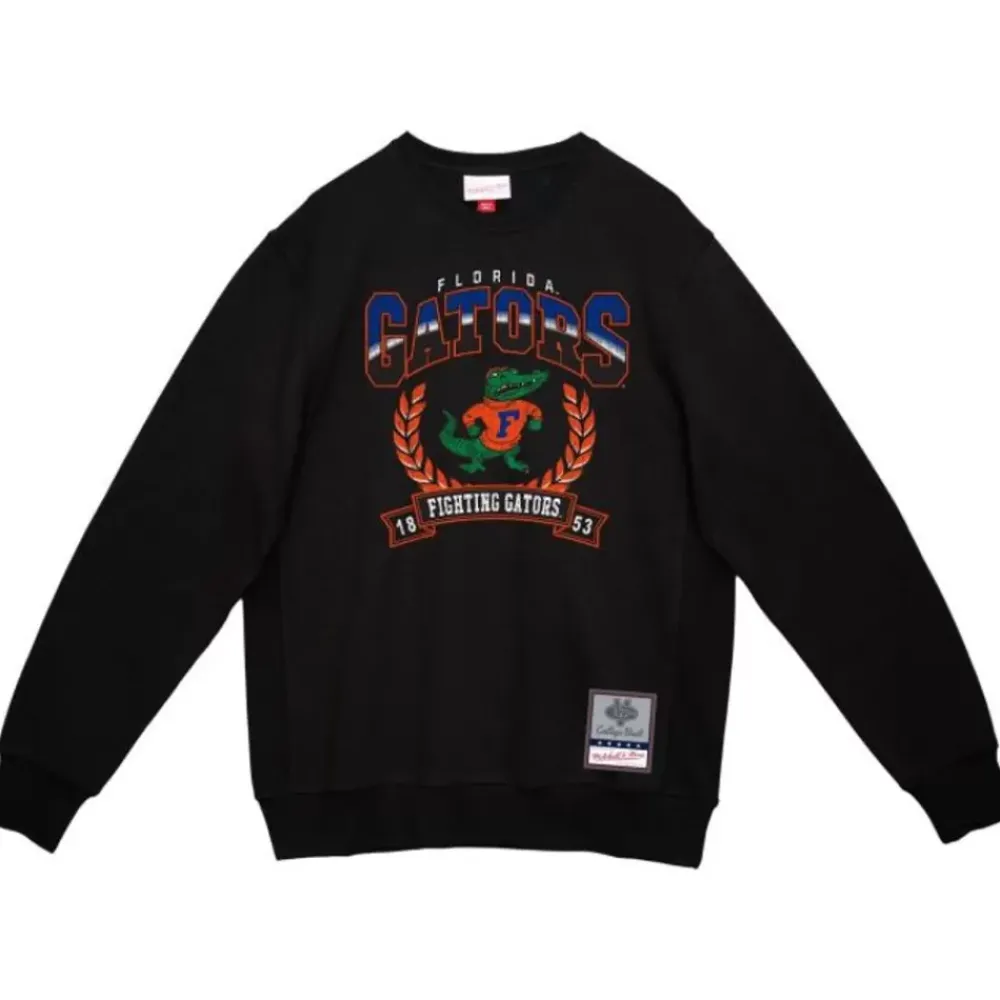 Apparel Mitchell & Ness Hoodies & Sweatshirts-Baseline Crew University Of Florida