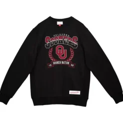 Apparel Mitchell & Ness Hoodies & Sweatshirts-Baseline Crew University Of Oklahoma