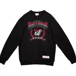 Apparel Mitchell & Ness Hoodies & Sweatshirts-Baseline Crew University Of Georgia