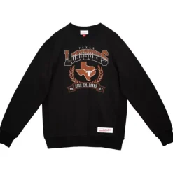 Apparel Mitchell & Ness Hoodies & Sweatshirts-Baseline Crew University Of Texas At Austin