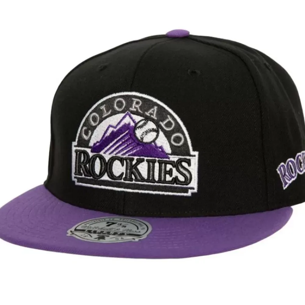 Headwear Mitchell & Ness -Bases Loaded Fitted Coop Colorado Rockies