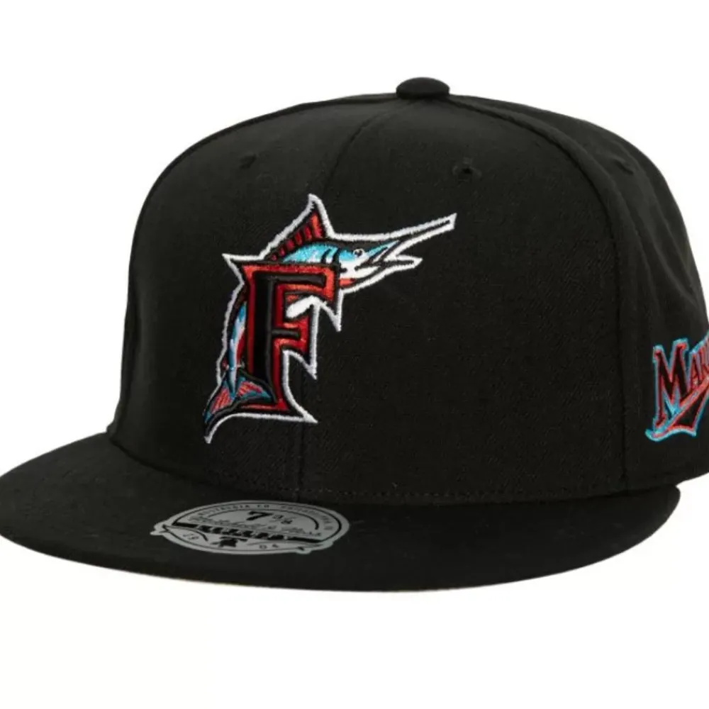 Headwear Mitchell & Ness -Bases Loaded Fitted Coop Florida Marlins