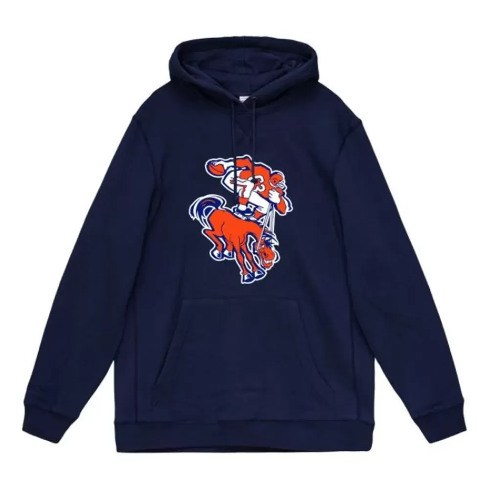 Apparel Mitchell & Ness Hoodies & Sweatshirts-Basic Logo 2 Hoodie Denver Broncos