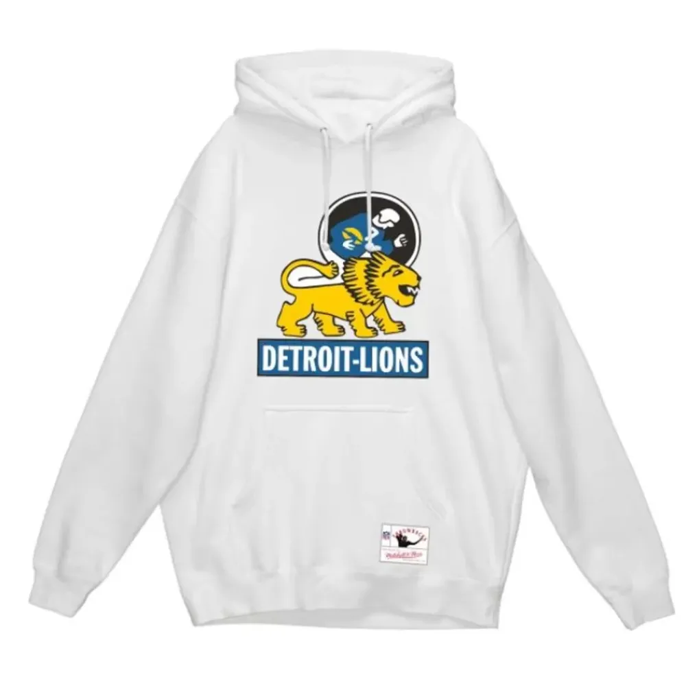 Apparel Mitchell & Ness Hoodies & Sweatshirts-Basic Logo 2 Hoodie Detroit Lions