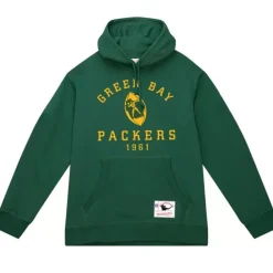 Apparel Mitchell & Ness Hoodies & Sweatshirts-Basic Logo 3 Hoodie Green Bay Packers