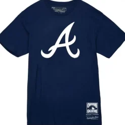 Apparel Mitchell & Ness T-Shirts & Tops-Basic Logo 1 Tee Atlanta Braves